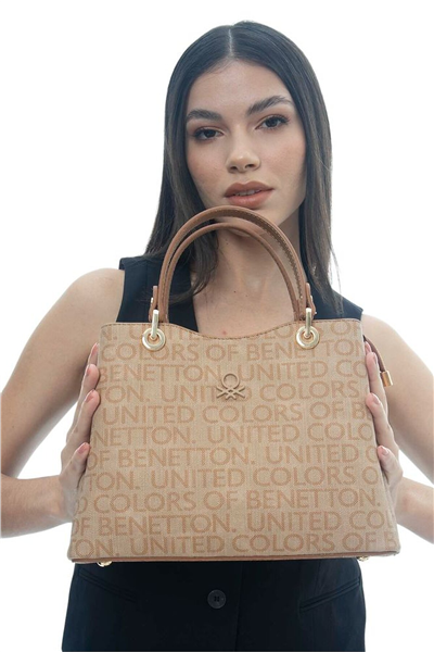 Benetton Monogram Kadın El Çantası