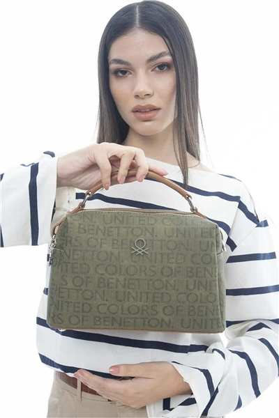 Benetton Monogram Kadın El Çantası