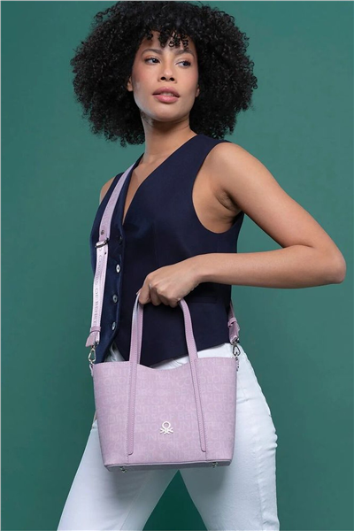 Benetton Monogram Kadın El Çantası