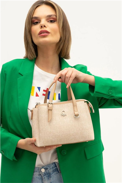 Benetton Monogram Kadın El Çantası