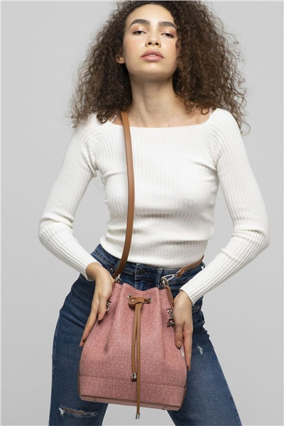 Benetton Monogram Kadın Omuz Çantası