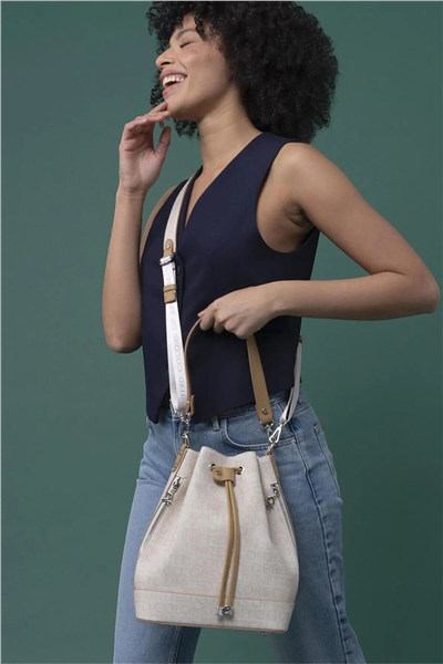 Benetton Monogram Kadın Omuz Çantası