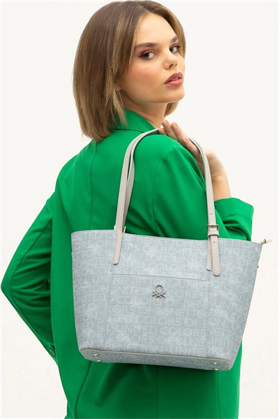 Benetton Monogram Kadın Omuz Çantası