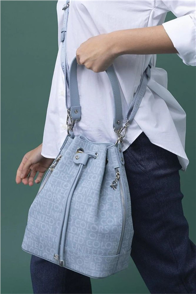 Benetton Monogram Kadın Omuz Çantası