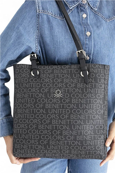 Benetton Monogram Kadın Omuz Çantası