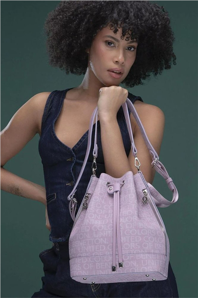 Benetton Monogram Kadın Omuz Çantası