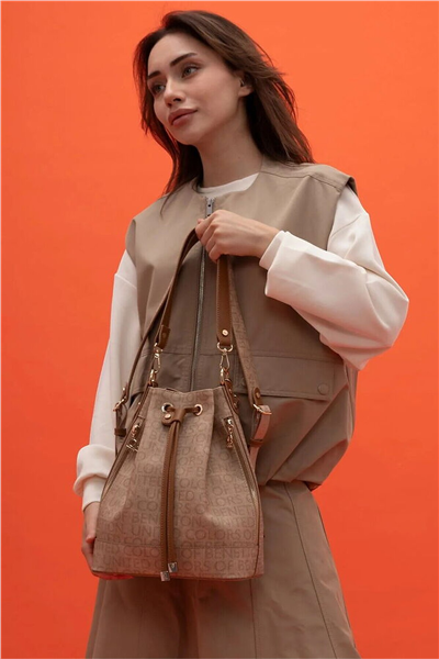 Benetton Monogram Kadın Omuz Çantası