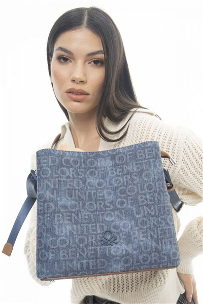 Benetton Monogram Kadın Omuz Çantası