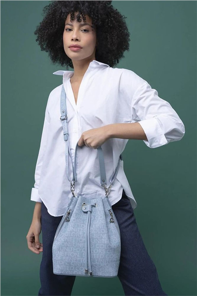 Benetton Monogram Kadın Omuz Çantası
