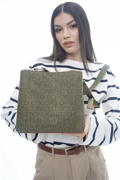 Benetton Monogram Kadın Omuz Çantası