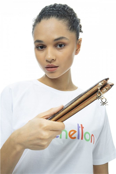 Benetton Monogram Kadın Portföy & Clutch Çanta