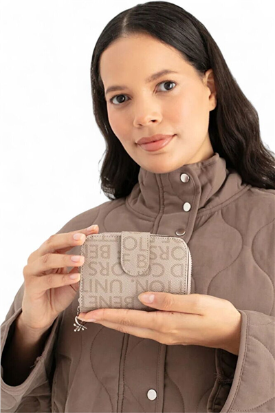 Benetton Monogram Kadın Portföy & Clutch Çanta