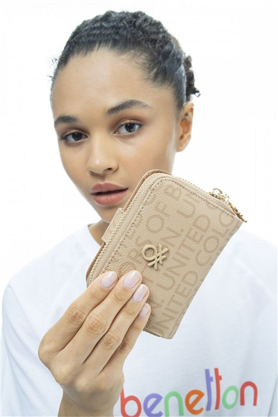 Benetton Monogram Kadın Portföy & Clutch Çanta