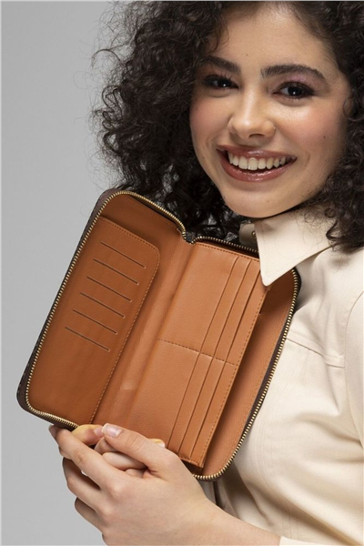 Benetton Monogram Kadın Portföy & Clutch Çanta