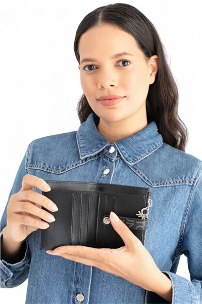 Benetton Monogram Kadın Portföy & Clutch Çanta