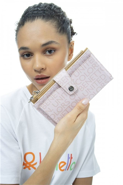 Benetton Monogram Kadın Portföy & Clutch Çanta