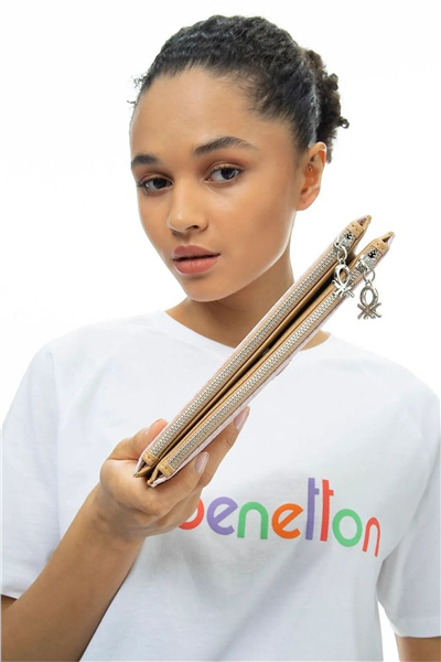 Benetton Monogram Kadın Portföy & Clutch Çanta