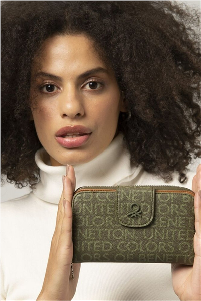 Benetton Monogram Kadın Portföy & Clutch Çanta