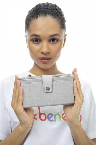 Benetton Monogram Kadın Portföy & Clutch Çanta