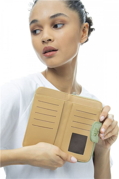 Benetton Monogram Kadın Portföy & Clutch Çanta