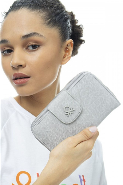 Benetton Monogram Kadın Portföy & Clutch Çanta