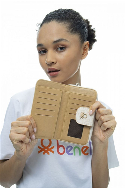 Benetton Monogram Kadın Portföy & Clutch Çanta