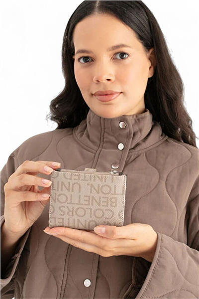 Benetton Monogram Kadın Portföy & Clutch Çanta