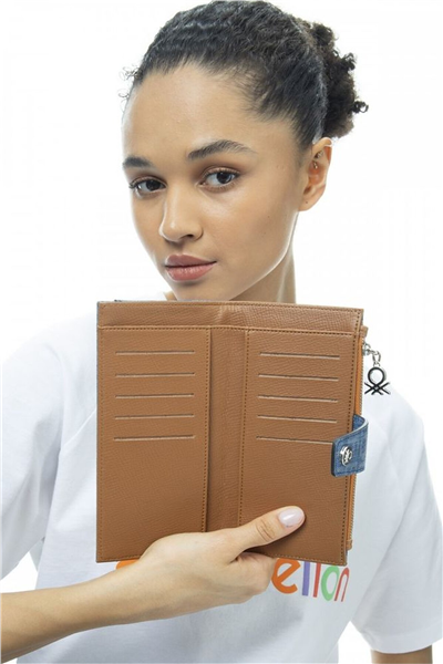 Benetton Monogram Kadın Portföy & Clutch Çanta