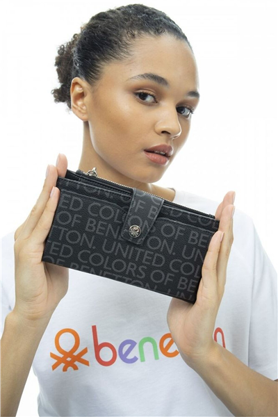 Benetton Monogram Kadın Portföy & Clutch Çanta