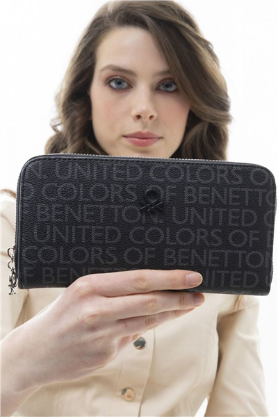 Benetton Monogram Kadın Portföy & Clutch Çanta