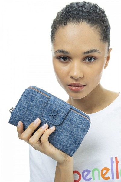 Benetton Monogram Kadın Portföy & Clutch Çanta
