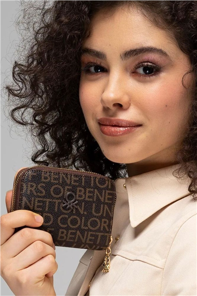 Benetton Monogram Kadın Portföy & Clutch Çanta
