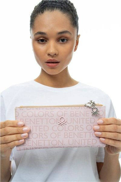 Benetton Monogram Kadın Portföy & Clutch Çanta