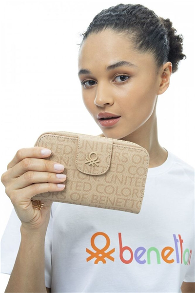 Benetton Monogram Kadın Portföy & Clutch Çanta