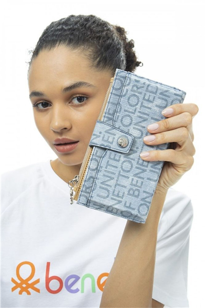 Benetton Monogram Kadın Portföy & Clutch Çanta