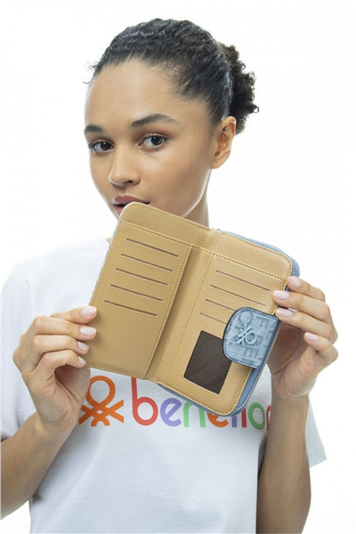 Benetton Monogram Kadın Portföy & Clutch Çanta