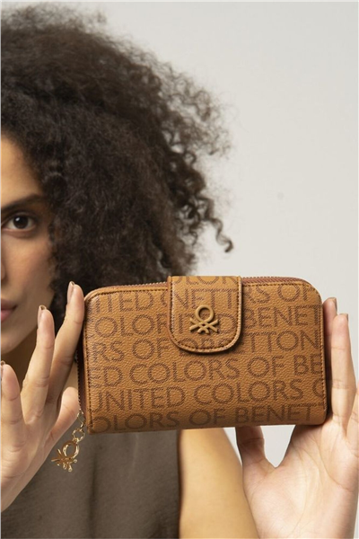 Benetton Monogram Kadın Portföy & Clutch Çanta