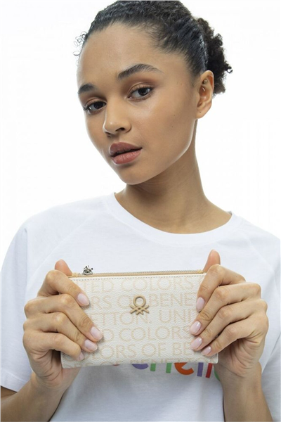 Benetton Monogram Kadın Portföy & Clutch Çanta