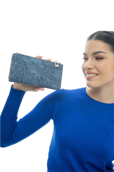 Benetton Monogram Kadın Portföy & Clutch Çanta