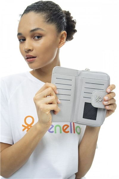 Benetton Monogram Kadın Portföy & Clutch Çanta