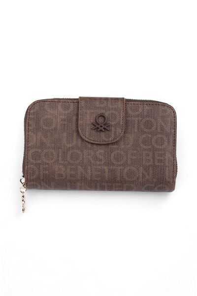 Benetton Monogram Kadın Portföy & Clutch Çanta