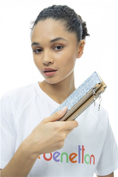 Benetton Monogram Kadın Portföy & Clutch Çanta