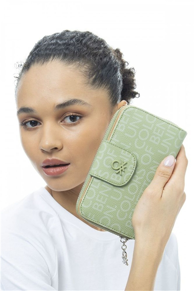 Benetton Monogram Kadın Portföy & Clutch Çanta