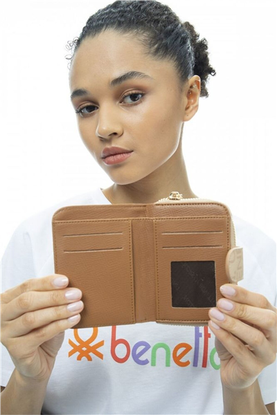 Benetton Monogram Kadın Portföy & Clutch Çanta