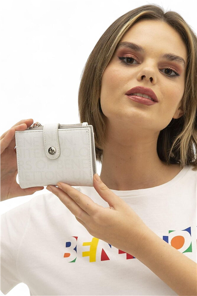 Benetton Monogram Kadın Portföy & Clutch Çanta