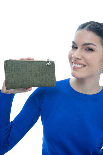 Benetton Monogram Kadın Portföy & Clutch Çanta
