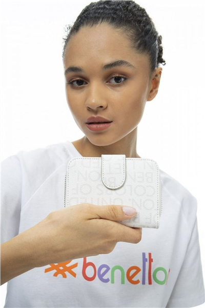 Benetton Monogram Kadın Portföy & Clutch Çanta