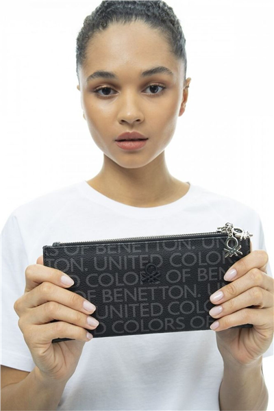 Benetton Monogram Kadın Portföy & Clutch Çanta