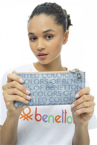 Benetton Monogram Kadın Portföy & Clutch Çanta