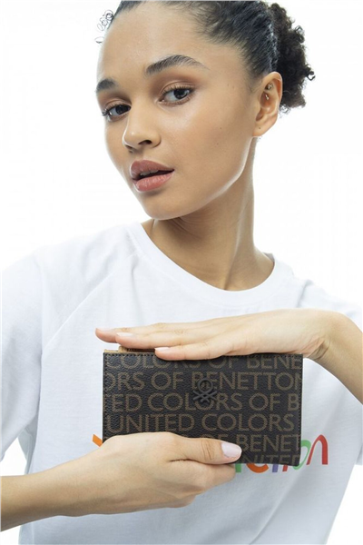 Benetton Monogram Kadın Portföy & Clutch Çanta